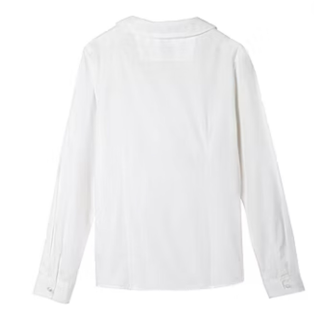 French Toast Kid Girls Long Sleeve Fitted Regular Fit Button-Down Shirt size 10 - Picture 2 of 4